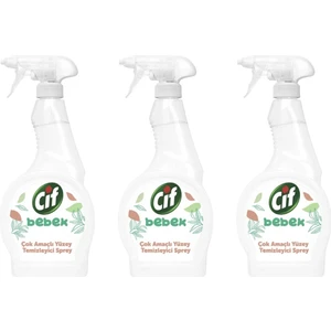 Bebek Çok Amaçlı Yüzey Temizleyici Sprey 3x 500 ml