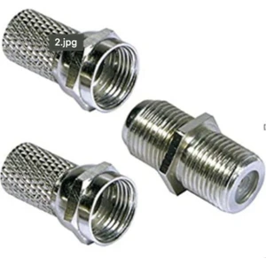 2 Adet F Connector 1 Adet F Ara 18MM Anten Kablosu