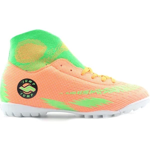 28366 Turuncu - Yeşil Halı Saha Uniseks Krampon