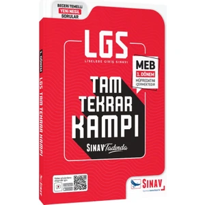 Sınav Yayınları 8. Sınıf LGS 1. Dönem Tam Tekrar Kampı