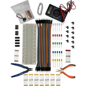Elektronik Başlangıç Seti Elektronik Set-4  Tam Set (Kapsamlı) / 134 Parça Elektronik Malzemeler