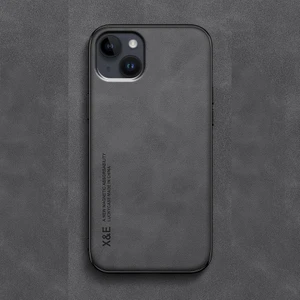 For iPhone 14 Plus Cilt Hissi Manyetik Emme Cep Telefonu Kılıfları (Yurt Dışından)