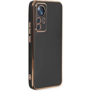 Xiaomi 12 Lite Kılıf Bark Parlak Kenarlı Silikon + Ekran Koruyucu