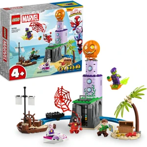Marvel Spidey Ekibi Yeşil Goblin#in Deniz Fenerinde 10790 - 4 Yaş ve Üzeri Çocuklar için Yaratıcı Oyuncak Yapım Seti (149 Parça)