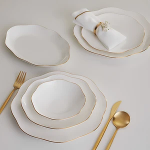 Streamline Cyrus Gold 59 Parça 12 Kişilik New Bone Yemek Takımı