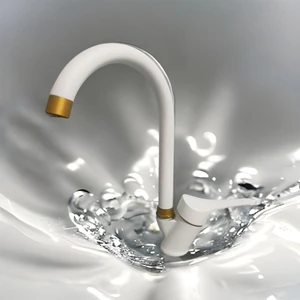 Mat Beyazgold Lavabo Bataryası