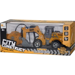 Duman Oyuncak DMNSH091-367B-368B Kumandalı Şarjlı Işıklı Dozer /kazıyıcı Iş Makinesi -Duman