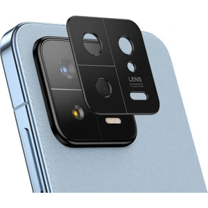 Xiaomi 13 (Global) Kamera Lens Koruma Halkası - Kapalı Tasarım Siyah AL3401