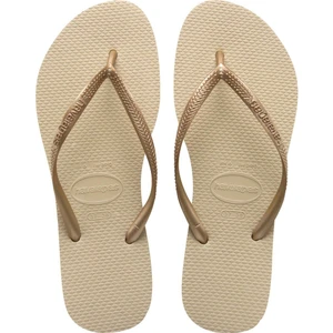 Slim Sand Grey/light Golden Kadın Terlik