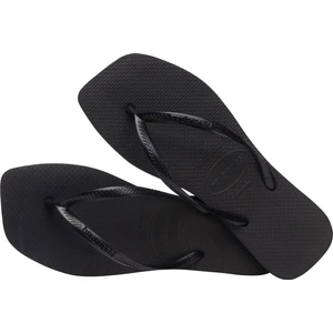 Slim Square Black Kadın Terlik 37-38