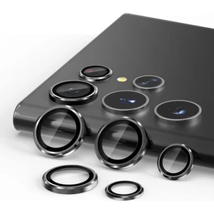 Galaxy S23 Ultra Akıllı Telefon Uyumlu Kamera Lens Koruyucu Cam Siyah