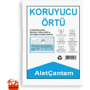 Alet Çantam Koruyucu Hışır Örtü Boya Naylonu  10M² (4mt X2.5mt)