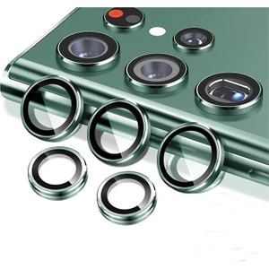 Samsung Galaxy S23 Ultra Kamera Lens Koruyucu Yeşil