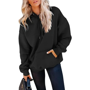 Double Ba2 Kadın 3 Iplik Şardonlu Kanguru Cepli Kapüşonlu Sweatshirt