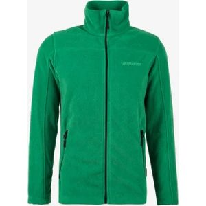 Fermuarlı Yaka Düz Yeşil Erkek Sweatmont HZTP19043