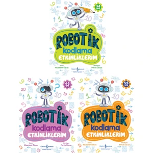 Robotik Kodlama Etkinliklerim 3'lü Set 3-6 Yaş