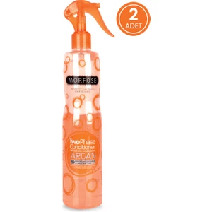 Morfose Çift Fazlı Argan Turuncu Fön Suyu 400 ml x 2 Adet