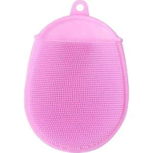 Bebek Duş Şampuan Silikon Masaj Fırçası (Pembe) (Yurt Dışından)