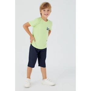 Just Surf Yeşil Erkek Çocuk Kapri Takım