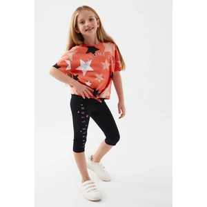 Awesome Girl Turuncu Kız Çocuk Kapri Takım