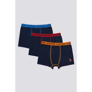 U.S. Polo Assn. Erkek Çocuk 3'lü Boxer