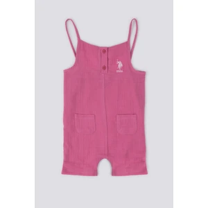 U.S. Polo Assn. Little Sweet Pink Pembe Bebek Salopet