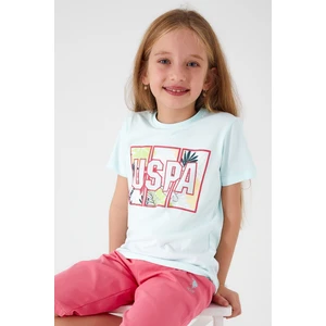 U.S. Polo Assn. Colorful Leaves Yeşil Kız Çocuk Kapri Takım