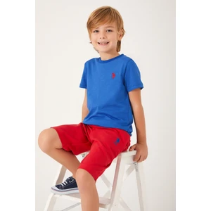 U.S. Polo Assn. Live Naturals Mavi Erkek Çocuk Bermuda Takım