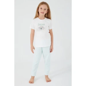 Rolypoly Kız Çocuk Mavi Pijama Takımı