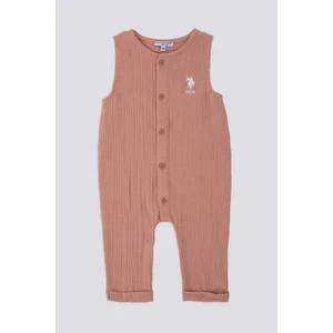 U.S. Polo Assn. Sweet Soft Kahve Bebek Tulum