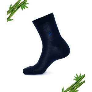 Bambu Erkek Dikişsiz Yarım Konç  Lacivert Çorap 6'lı (Yazlık)