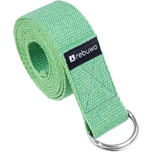 Açık Yeşil Yoga Kemeri, Doğal Pamuk 184 cm,Yoga ve Pilates İçin İdeal, Light Green Cotton Yoga Strap
