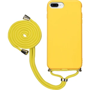 Apple iPhone 6s Plus Uyumlu Kılıf Silikon Boyundan Askılı Ipli Lansman Kapak Renkli Tpu