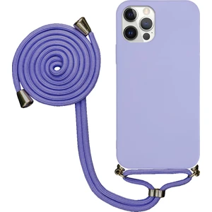 Apple iPhone 14 Pro Uyumlu Kılıf Silikon Boyundan Askılı Ipli Lansman Kapak Renkli Tpu