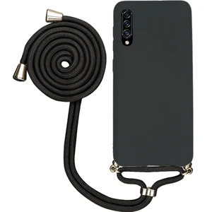 Huawei P Smart S Uyumlu Kılıf Silikon Boyundan Askılı Ipli Lansman Kapak Renkli Tpu