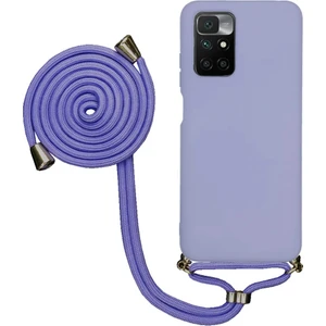 Xiaomi Redmi 10C Uyumlu Kılıf Silikon Boyundan Askılı Ipli Lansman Kapak Renkli Tpu