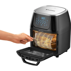 Y88 Xxl Siyah 1500W 8 Litre Airfryer Oven Fritöz ( Yasomi Türkiye Garantili)