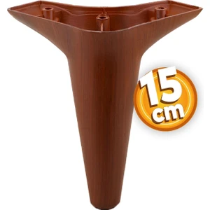 Aspen Lüks Mobilya Kanepe Koltuk Tv Ünitesi Baza Yükseltici Ayağı Ayakları 15 Cm Ahşap Desenli Ayak