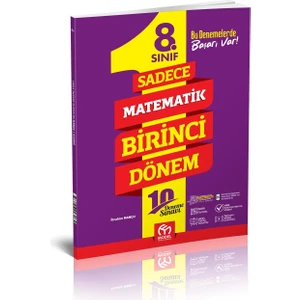 Model Eğitim Yayıncılık 8. Sınıf Sadece Matematik 1. Dönem Deneme