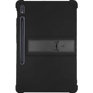 Samsung Galaxy Tab S7 Fe SM-T733 12.4 Inch Tablet Için Standlı Silikon Kılıf - Siyah AL3309