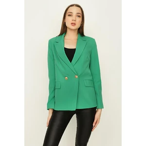 Select Moda Kadın Tek Düğme Kapamalı Blazer Ceket