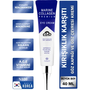 Korean Saf Collagen ve Niasinamid Içeren  Çevresi ve  Kapağı  Kremi
