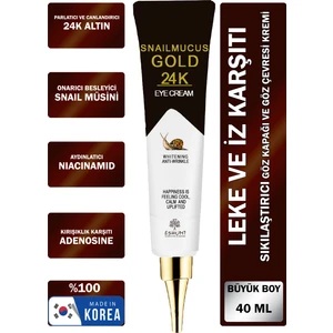 Korean 1000 Ppb Altın ve 1000 Ppm Salyangoz Özü Içeren  Çevresi ve  Kapağı  Kremi