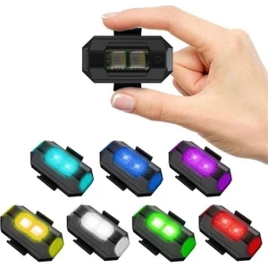 Şarjlı Mini Uçak Kanadı Çakarlı Rgb LED