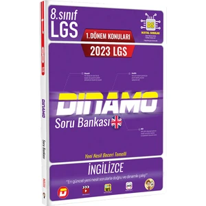 Tonguç Akademi 2023 LGS 1. Dönem Ingilizce Dinamo Soru Bankası
