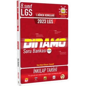 Tonguç Akademi 2023 LGS 1. Dönem Inkılap Tarihi Dinamo Soru Bankası