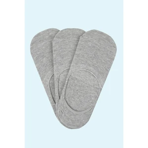 Mono Socks 3'lü Gri Babet Çorap