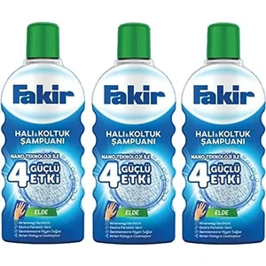 Halı Şampuanı Elde Yıkama 1000 ml 3'lü
