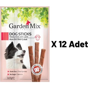 Garden Mix Gardenmix Kuzu Etli Köpek Stick Ödül 3 x 11 gr 12'li