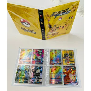 Abetto Market Pokemon Kart Albümü ve 50 Adet Gx, V-Max Özel Kart